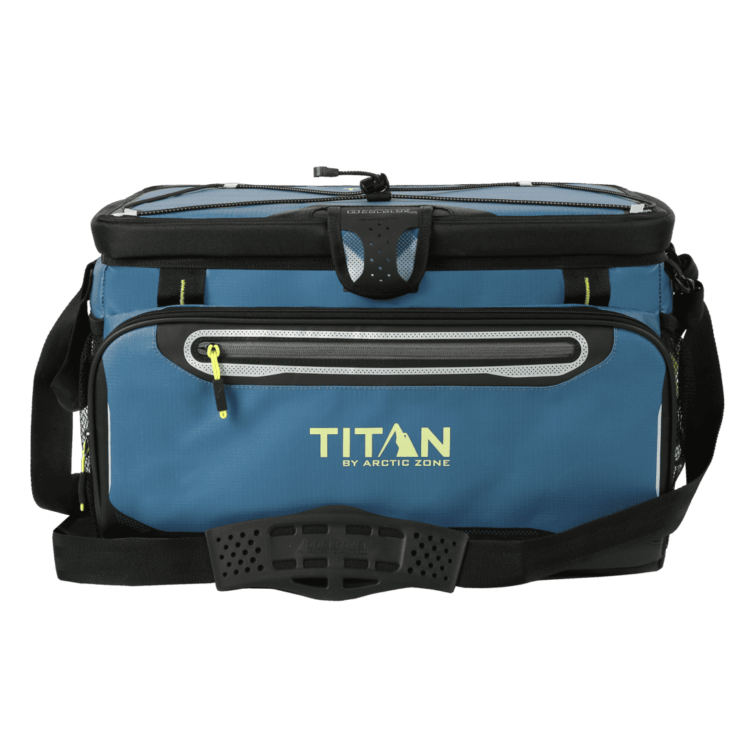 Titan by Arctic Zone 48 Can Zipperless Soft Cooler, Marine Blue
