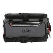 Titan by Arctic Zone 48 Can Zipperless Soft Cooler, Sharkskin Gray