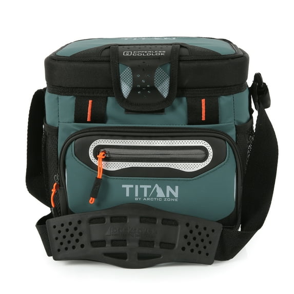 Titan by Arctic Zone 9 Can, 6 Quart Zipperless Cooler, Jungle Hunt