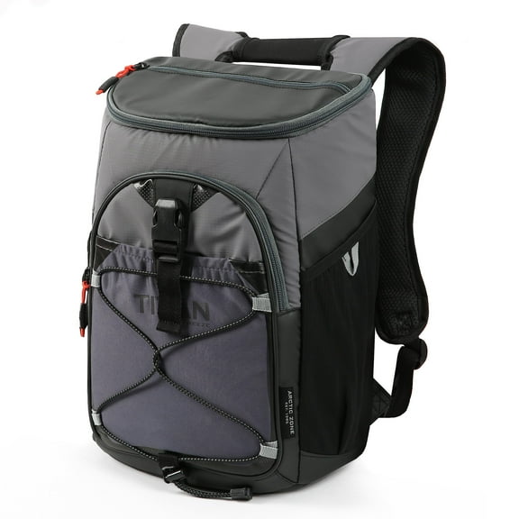 Titan by Arctic Zone 24 Can Backpack Cooler, Sharkskin Gray