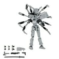 thumbnail image 1 of Titan13 Action Figure, 3d Printed Multi-Jointed Movable Action Figures, Suitable for Collectors, Desktop Decoration,Creative Assembly And Decompression Toys Dark Gray, 1 of 6