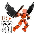 thumbnail image 1 of Titan13 Action Figure, 3d Printed Multi-Jointed Movable Action Figures, T 13 Lucky Robo Dummy Nova 13 Action Figures-High Quality,Creative Assembly And Decompression Toys Orange, 1 of 7