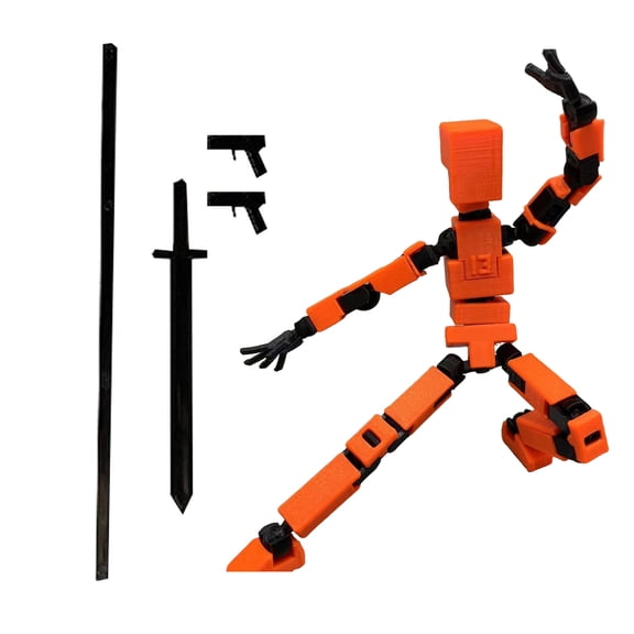 Titan13 Action Figure, Dummy Titan Lucky 13 Action Figure, T 13 Lucky Robo Dummy Nova 13 Action Figures-High Quality,Creative Assembly And Decompression Toys Saffron