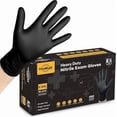 thumbnail image 1 of TitanFlex Disposable Nitrile Exam Gloves - 6-mil, Black, Small 100-ct Box, Heavy Duty, Latex Free, Food Safe for Cooking & Food Prep, 1 of 10