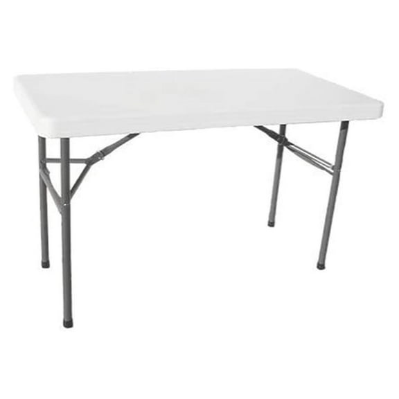 TitanPRO Plastic Folding Table - Polyethylene Sturdy Outdoor Folding Table - Lightweight Fold Up Table for Weddings Cocktail Parties Patios - 30'' x ''