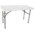 TitanPRO Plastic Folding Table Polyethylene Sturdy Outdoor Folding