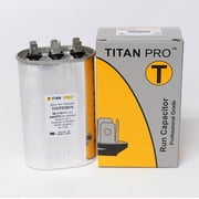 TitanPro TOCFD35/7.5 HVAC Oval Motor Run Dual Capacitor. 35/7.5 MFD/UF 440/370 Volts