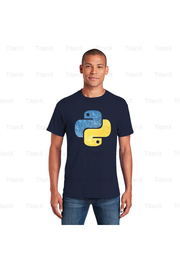 Vintage Python Snake Graphic Design Style, Retro Reptile Inspired Animal Art T-Shirt, for Unisex, up to size 5XL.