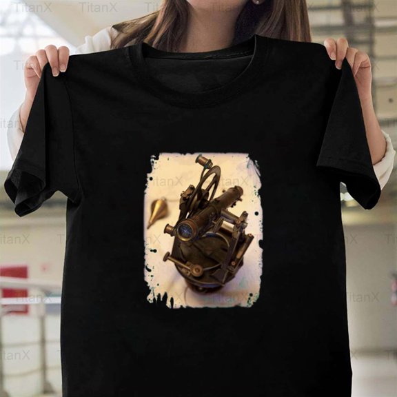 TitanX100 Vintage Surveying Instrument Theodolite Graphic, Retro Profession Inspired T-Shirt, for Unisex, up to size 5XL.