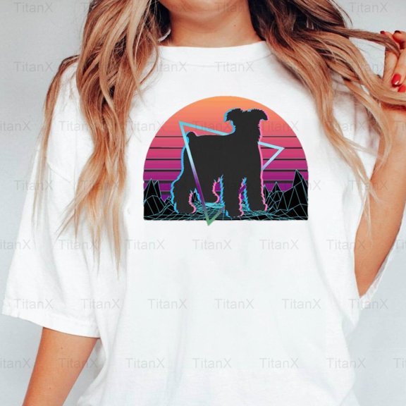 TitanX91 83 Schnauzer Retro Sweatshirt Style, Vintage Dog Breed Pet Lover Inspired Design T-Shirt, for Unisex, up to size 5XL.