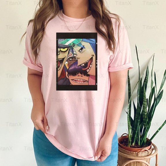 TitanX91 Abstract Retro People Silhouette Graphic, Vintage Inspired Community Crowd Art T-Shirt, for Unisex, up to size 5XL.