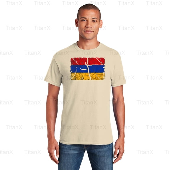 TitanX91 Armenia Vintage Style Graphic Design Country Art Retro, Inspired Nation Look T-Shirt, for Unisex, up to size 5XL.