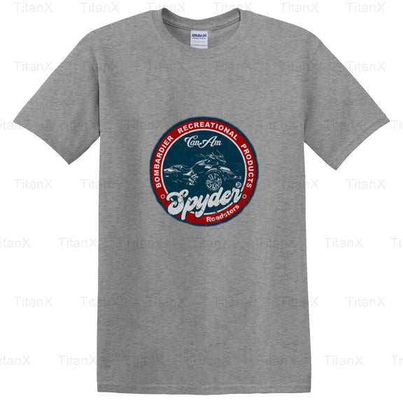 TitanX91 Awesome Can-Am Spyder Retro Graphic Design, Vintage Three-Wheeled Motorcycle T-Shirt, for Unisex, up to size 5XL.