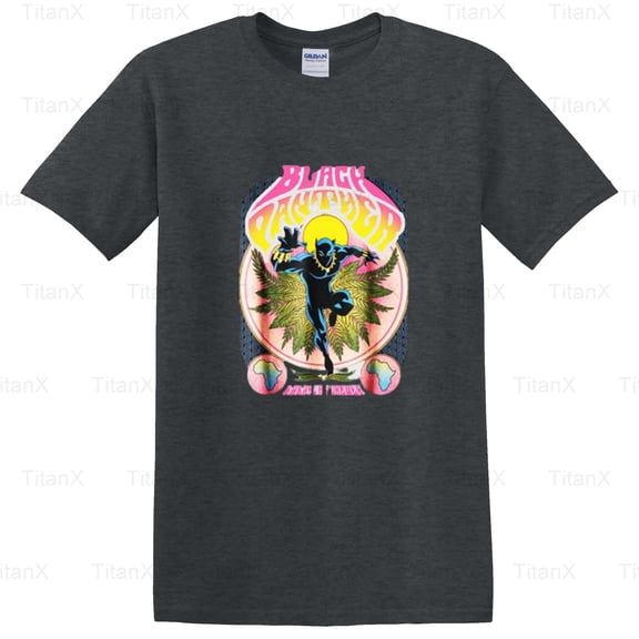 TitanX92 Classic Black Vintage 70's Style Graphic, Retro Seventies Inspired Design T-Shirt, for Unisex, up to size 5XL.