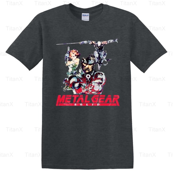 TitanX92 Classic Retro Metal Gear Solid Graphic, Vintage Video Game Inspired Fan Style T-Shirt, for Unisex, up to size 5XL.