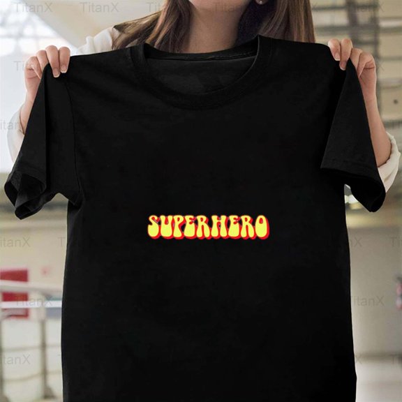 TitanX92 Classic Retro Superhero Action Pose Graphic, Vintage Comic Book Inspired Hero T-Shirt, for Unisex, up to size 5XL.