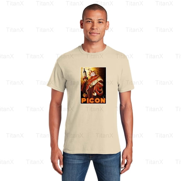 TitanX93 Classic Vintage Picon Pub Advertisement, Retro French Aperitif Drink Design T-Shirt, for Unisex, up to size 5XL.