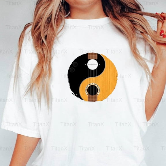 TitanX93 Cool Vintage Guitar Shirt Graphic, Retro Music Instrument Lover Inspired Look T-Shirt, for Unisex, up to size 5XL.