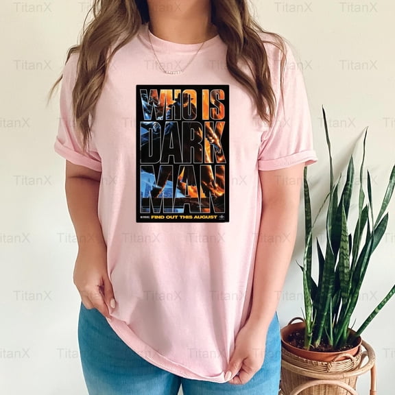 TitanX93 Darkman Vintage Movie Poster Graphic Design Style, Retro Superhero Film Inspired T-Shirt, for Unisex, up to size 5XL.