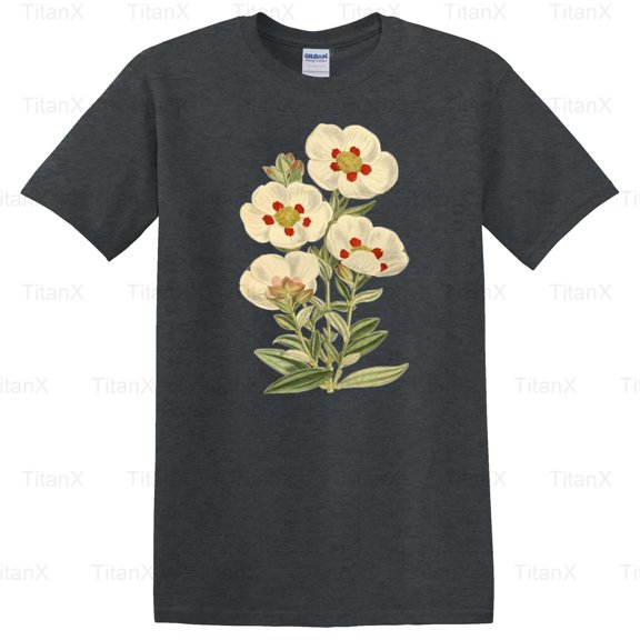 TitanX94 Double Amazing Vintage Flowers Painting Style Look Design, Floral Beauty Inspired T-Shirt, for Unisex, up to size 5XL.