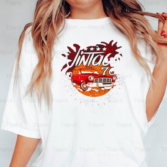 TitanX94 Double Vintage Power Car Painting Style Look Design Art, Automobile Inspired T-Shirt, for Unisex, up to size 5XL.