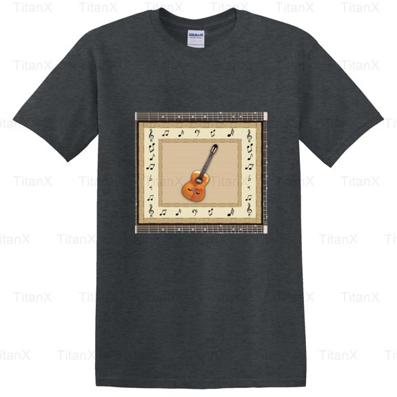 TitanX95 Iconic Guitar Vintage Style Graphic Design Music Art Retro, Instrument Inspired T-Shirt, for Unisex, up to size 5XL.