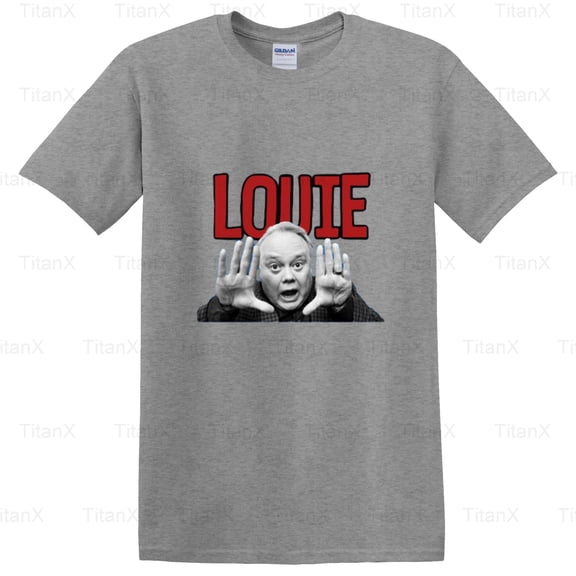 TitanX95 Louie Vintage Style Graphic Design Text Name Art, Retro Inspired Simple Look T-Shirt, for Unisex, up to size 5XL.