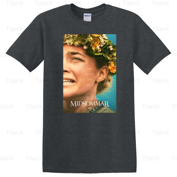 TitanX95 Midsommar Classic Vintage Horror Movie Graphic, Retro Folk Inspired Style Art T-Shirt, for Unisex, up to size 5XL.