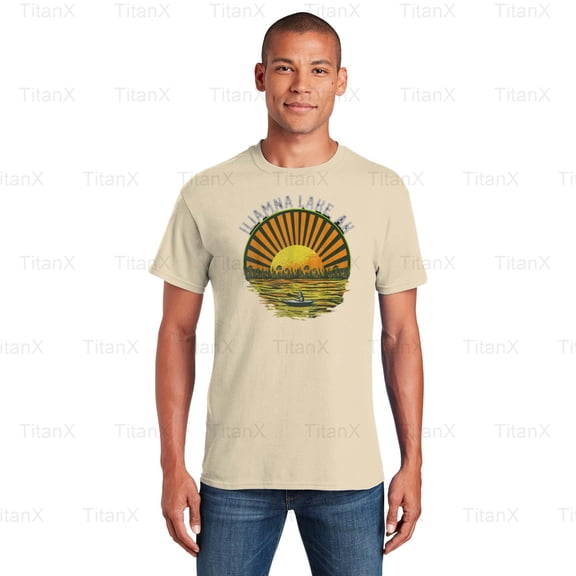 TitanX96 Retro Iliamna Lake Alaska Graphic Design, Vintage State Souvenir Inspired Style T-Shirt, for Unisex, up to size 5XL.