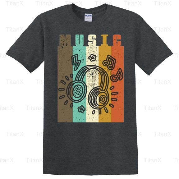TitanX97 Retro Music Cassette Tape Graphic, Vintage Audio Nostalgia Sound Lover Design T-Shirt, for Unisex, up to size 5XL.