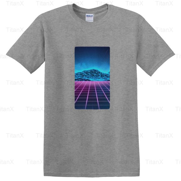 TitanX97 Retro Night Sky Stars Moon Graphic Design, Vintage Celestial Inspired Style T-Shirt, for Unisex, up to size 5XL.