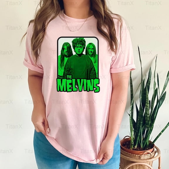 TitanX97 Retro The Melvins Band Art Graphic Design, Vintage Sludge Metal Inspired Style T-Shirt, for Unisex, up to size 5XL.