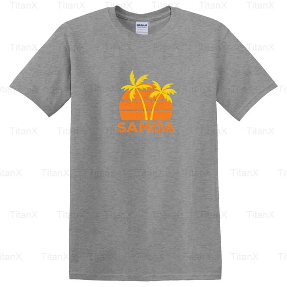 TitanX97 Samoa Retro Island Style Graphic Design, Vintage Polynesian Culture Inspired T-Shirt, for Unisex, up to size 5XL.