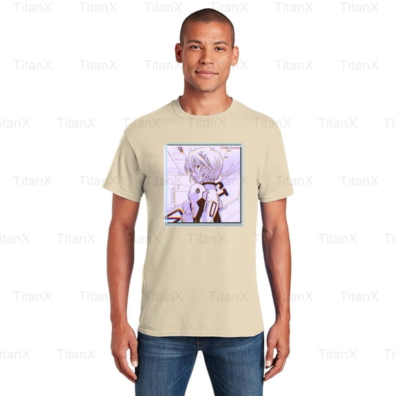 TitanX99 Vintage Animation Evangelion Style Graphic, Retro Anime Mecha Inspired Design T-Shirt, for Unisex, up to size 5XL.