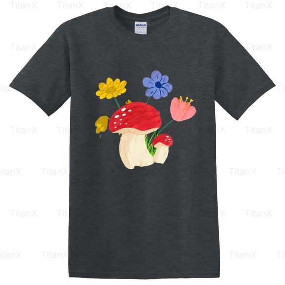 TitanX99 Vintage Merry Mushroom Style Graphic Design Art Look Retro 19, Kitchen Inspired T-Shirt, for Unisex, up to size 5XL.