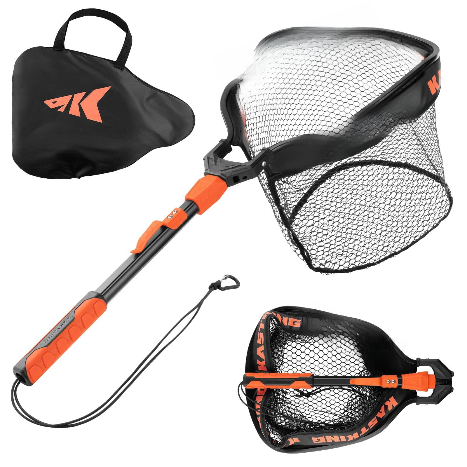 Titanet Fishing Net  Durable Aluminum Handle Non-slip Hi-vis Grip Compact Bag & Lanyard Ideal For Kayak Lake Fly Or River 2 Options