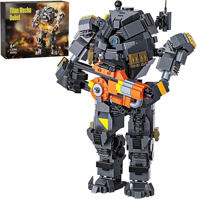 Titan Ion Robot Building Blocks Set Game Figures Mecha Bricks Toys Gifts for Adults and Boys