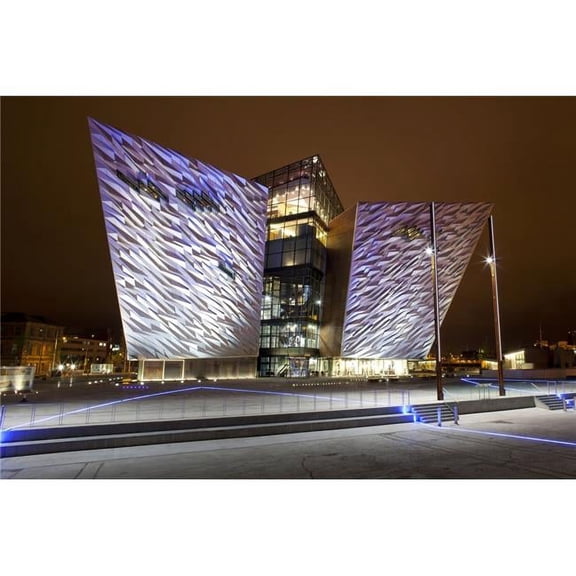 Titanic Belfast Belfast County Antrim Northern Ireland Poster Print, 36 x 12