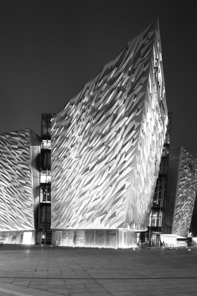 Titanic Belfast and Olympic Slipways Belfast County Antrim Northern Ireland Canvas Art - Panoramic Images (27 x 9)