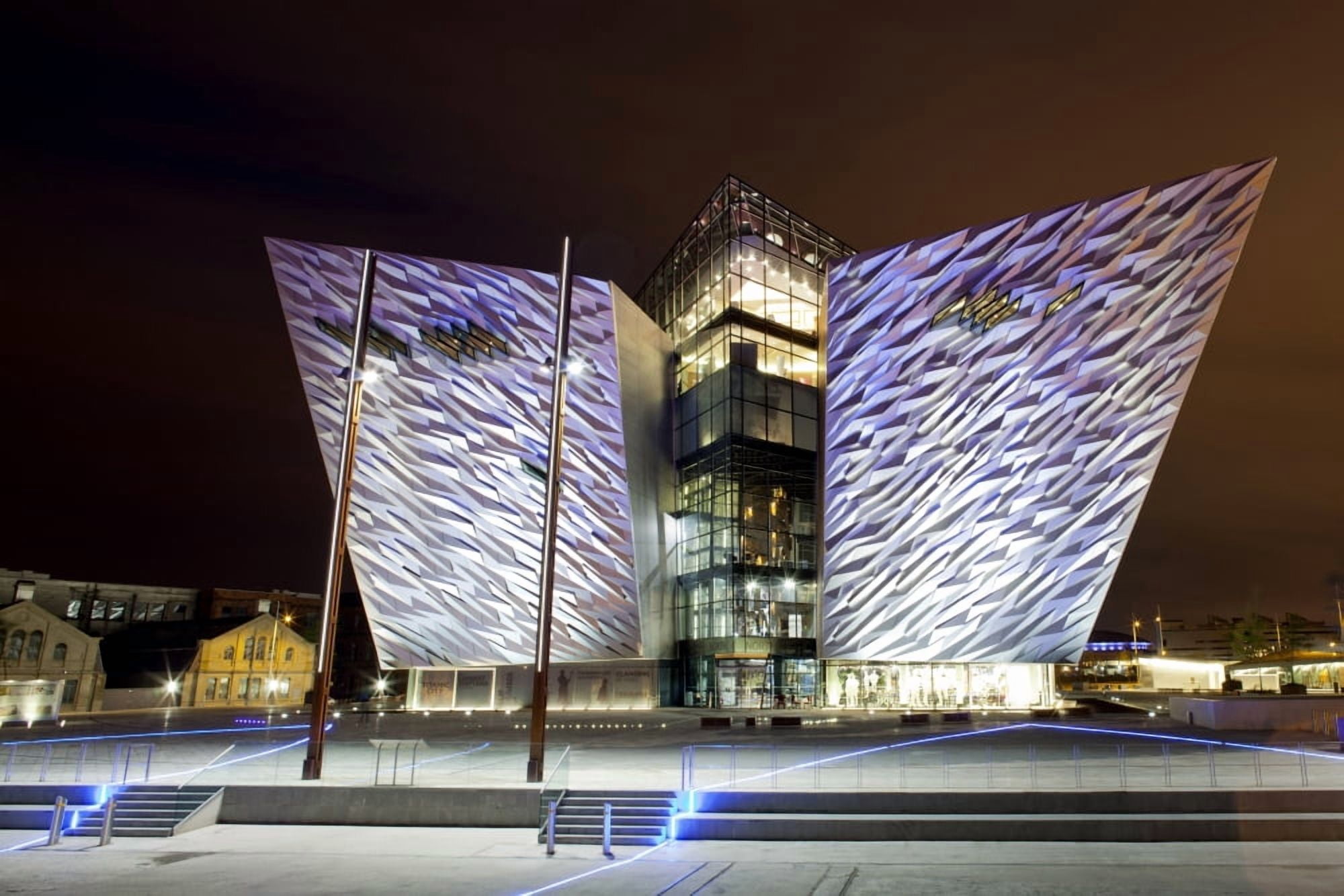 Titanic Belfast and Olympic Slipways Belfast County Antrim Northern Ireland Canvas Art - Panoramic Images (36 x 12)
