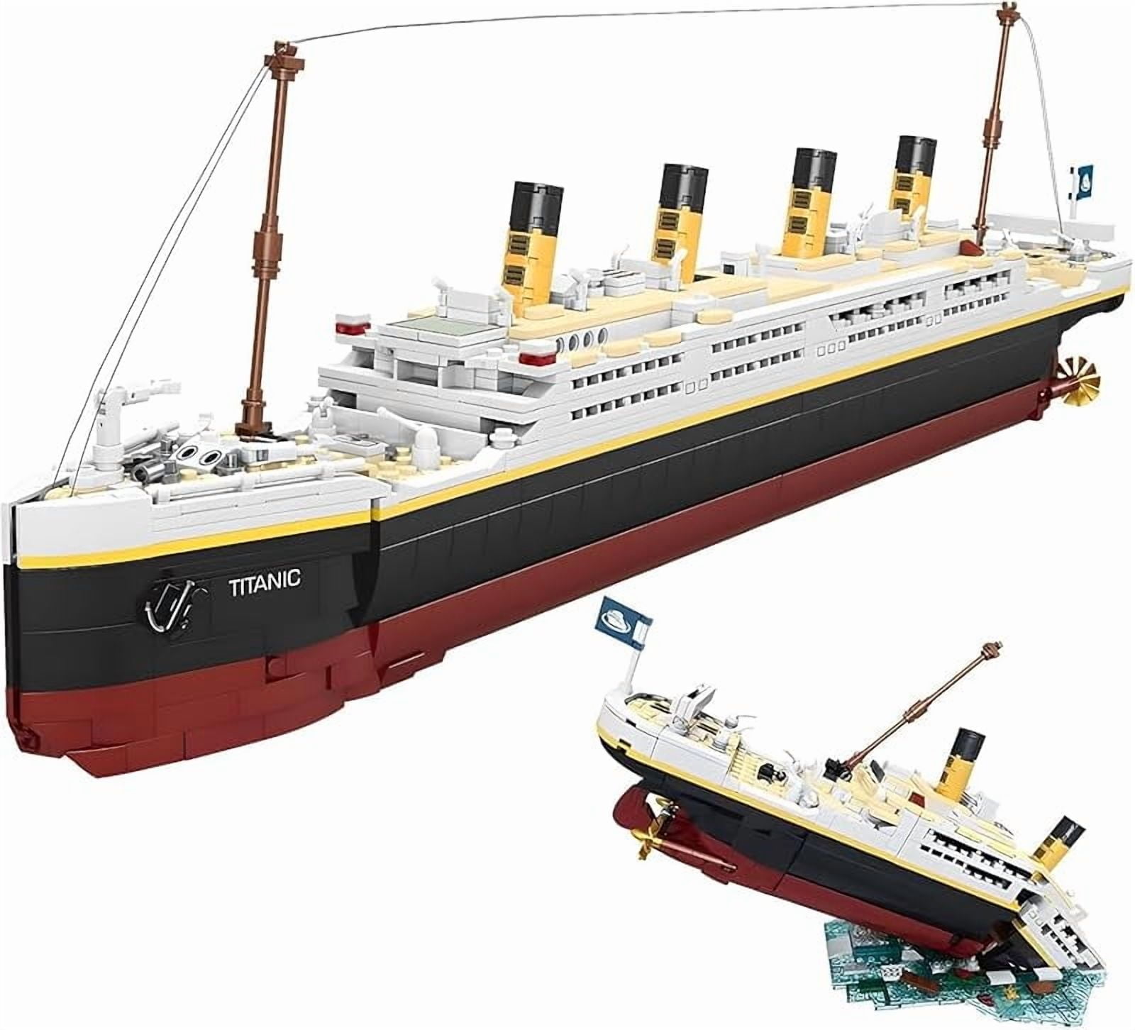 dOvOb Titanic Model Building Blocks Set, 2022 Pieces Bricks Kit, Compatible with Major Brands, DIY Ship Model for Teens & Adults