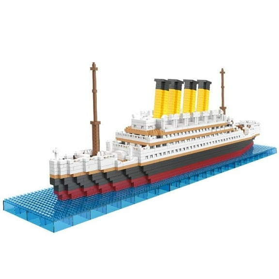 Titanic Building Toy, 2035 Piece Mini Blocks Titanic Ship Building Blocks 3D Puzzle Toys for Adults