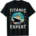 thumbnail image 1 of Titanic Expert Funny Rms Titanic Birthday Merch Boys T-Shirt Unisex S-5XL Hot Trending Shirt, Vintage Birthday Gift, 1 of 3