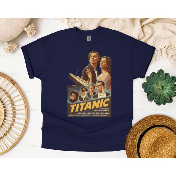 Titanic James Cameron Movie Leonardo DiCaprio Kate Winslet Rose,T-Shirt, SW, Hoodie Unisex, up to 5XL