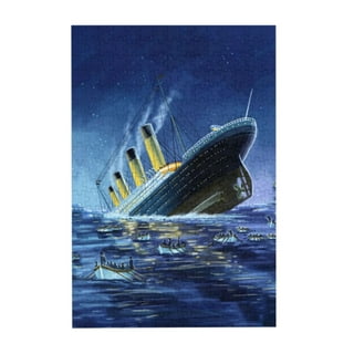 TITANIC パズル Amazon.com: Titanic Model 3D Wooden Puzzles for Adults