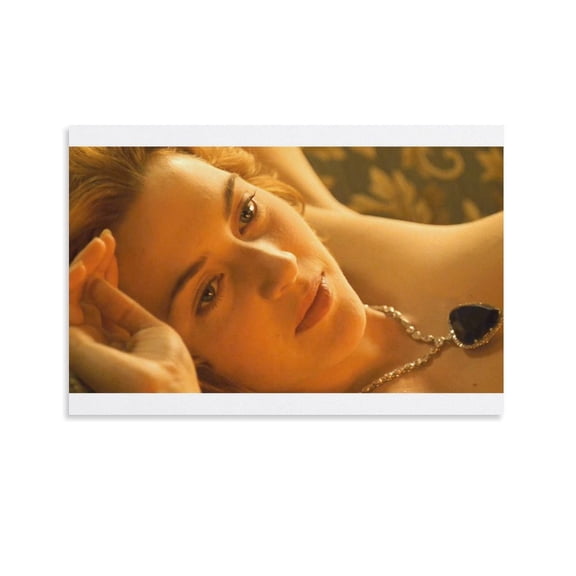 Titanic Movie Poster Heart of The Ocean Picture Print Wall Art Poster Painting Canvas Posters Artworks Gift Room Aesthetic 12x18inch(30x45cm)