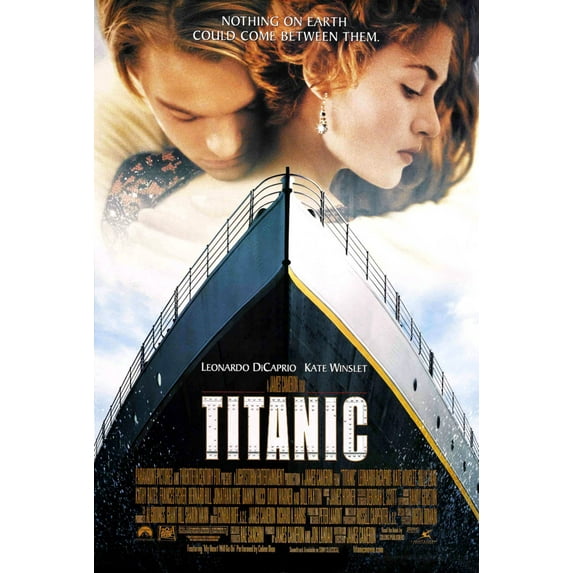 Titanic Movie Poster Metal Print 12In x 16In 12x16 Multi-Color Square Adults Best Posters