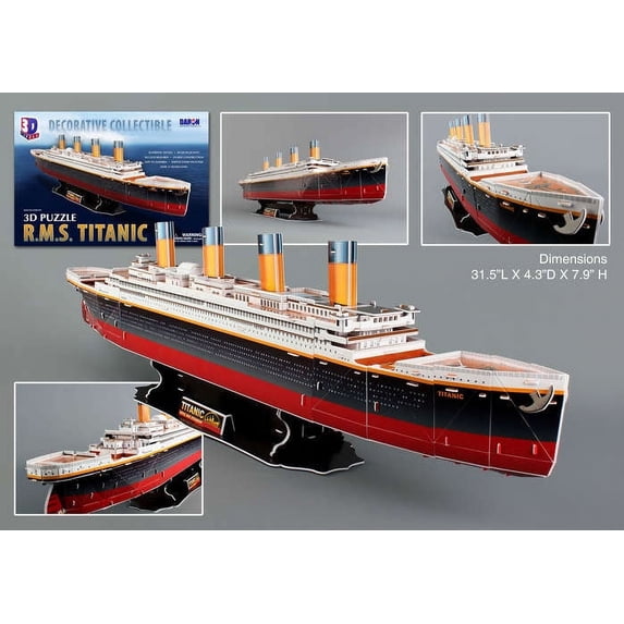 Titanic Ocean Liner 3D Foam Puzzle (113pcs)