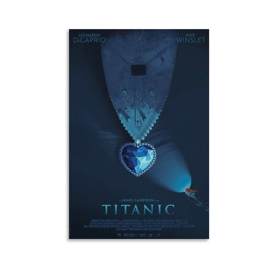 Titanic Poster Movie Posters Art Print Wall Photo Paint Poster Hanging Picture Family Bedroom Decor Gift 12x18inch(30x45cm)