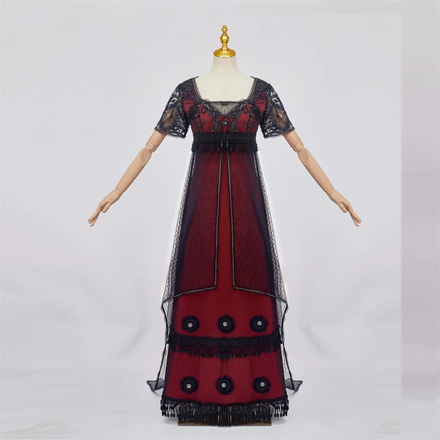 rose titanic red and black dress My Costumes: The Dinner Dress